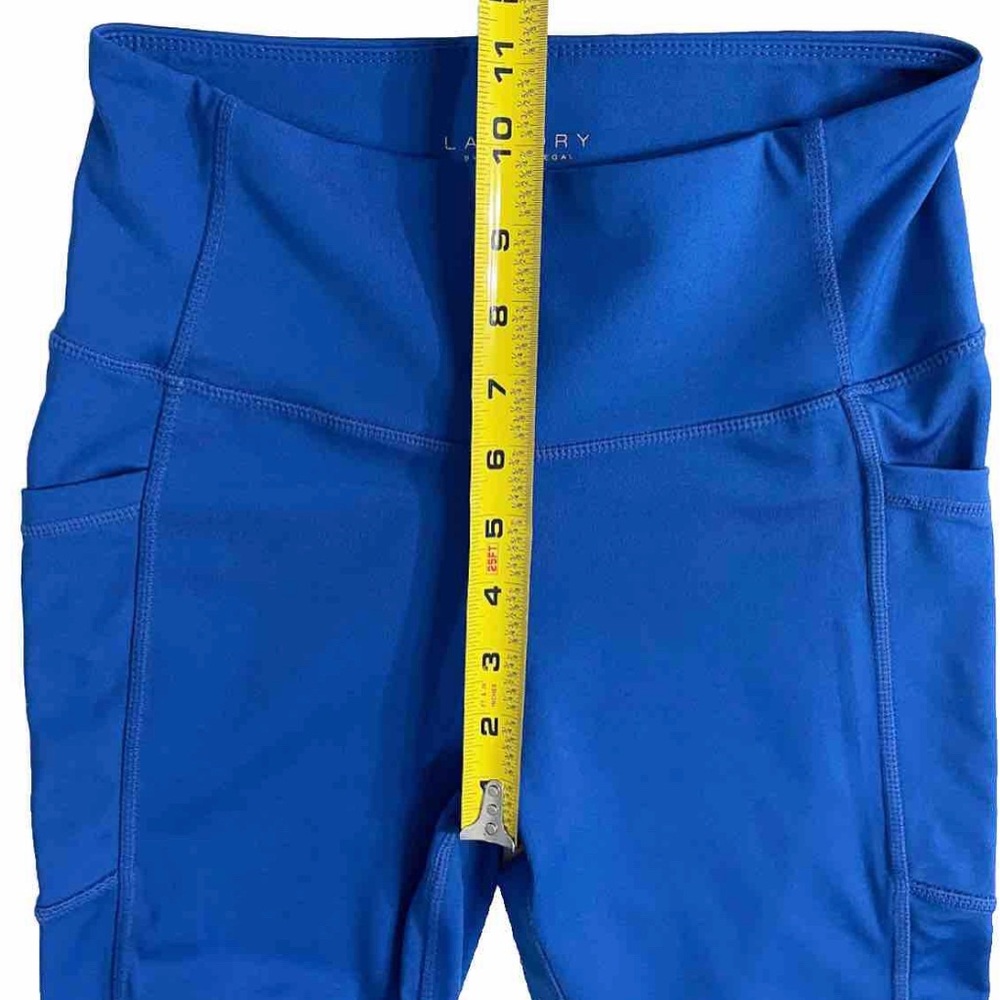 Laundry by Shelli Segal Blue High-Rise Leggings – Size M - Picture 6 of 8